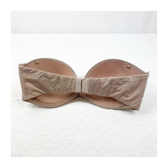 BUY 1 GET 1 FREE Victoria’s Secret very sexy strapless 32d nude tan beige soft s - Picture 4 of 11